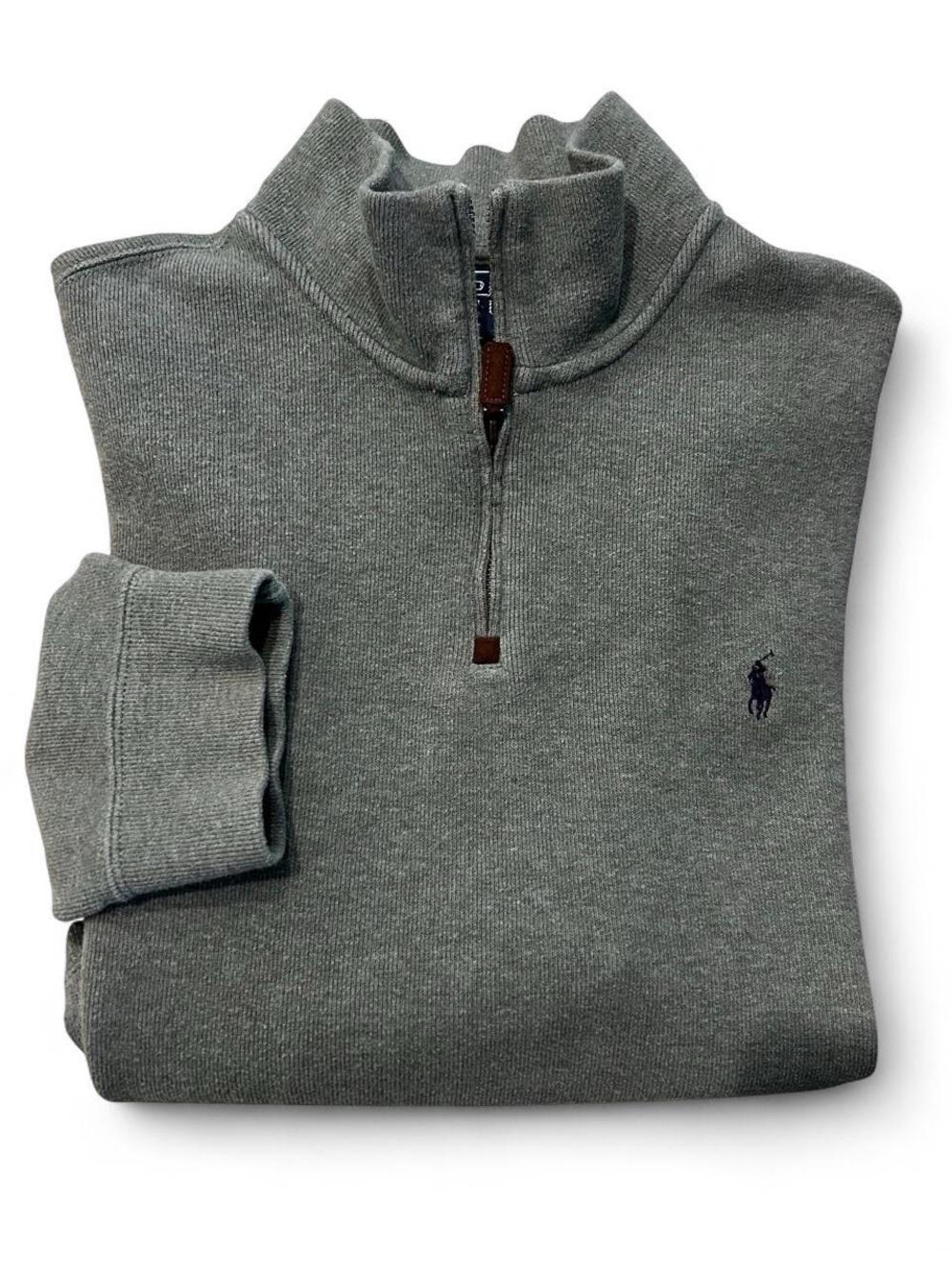 Men’s Ralph Lauren Ribbed 1/4-Zip Sweater